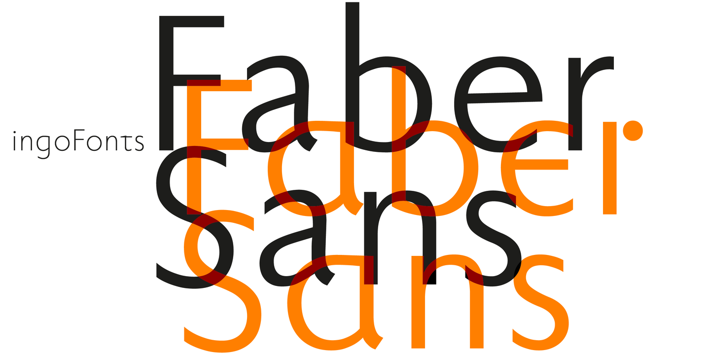 폰트 Faber Sans Pro